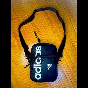 Adidas Core Festival Crossbody Unisex Shoulder Bag Black/White